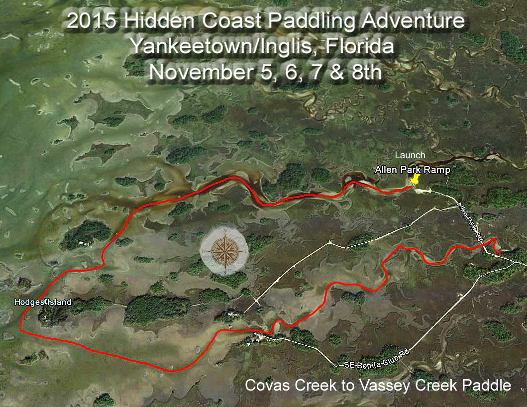 Covas Creek to Vassey Creek Paddle